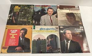 Group Of Vintage  LP Albums Including Glen Garrison And More