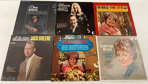 Group Of Vintage  LP Albums Including Jack Greene And More