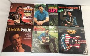 Group Of Vintage  LP Albums Including Freddie Hart And More