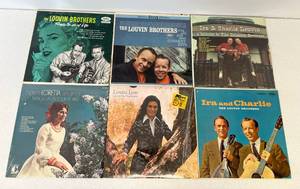 Group Of Vintage  LP Albums Including  The Lovlin Brothers And More