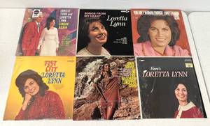 Group Of Vintage  LP Albums Including Loretta Lynn And More