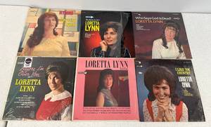 Group Of Vintage  LP Albums Including Loretta Lynn