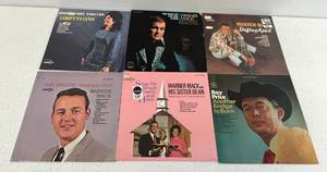 Group Of Vintage  LP Albums Including Warner Mack And More