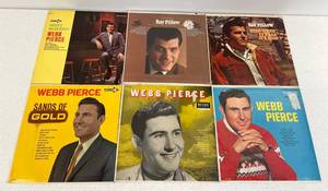 Group Of Vintage  LP Albums Including Webb Pierce And More