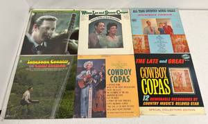 Group Of Vintage  LP Albums Including Cowboy Copas And More