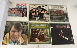 Group Of Vintage  LP Albums Including  Glen Campbell And More