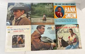 Group Of Vintage  LP Albums Including Hank Snow And More