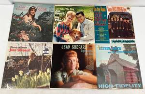 Group Of Vintage  LP Albums Including  Jean Shepard And More