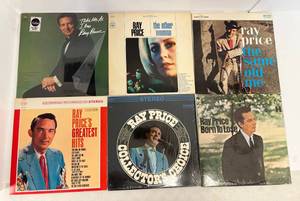 Group Of Vintage  LP Albums Including  Ray Price