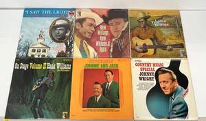 Group Of Vintage  LP Albums Including Hank Williams And More