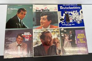 Group Of Vintage  LP Albums Including Dean Martin And More