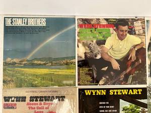 Group Of Vintage  LP Albums Including Wynn Stewart And More