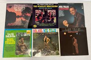 Group Of Vintage  LP Albums Including Mel Tillis And More