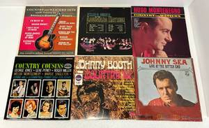 Group Of Vintage  LP Albums Including Johnny Booth  And More