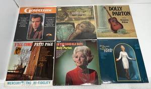 Group Of Vintage  LP Albums Including  Dolly PartonAnd More
