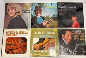 Group Of Vintage  LP Albums Including Skeeter Davis And More