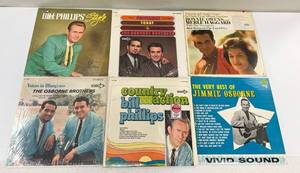 Group Of Vintage  LP Albums Including Bill Phillips And More
