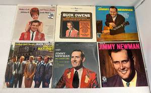 Group Of Vintage  LP Albums Including  Jimmy Newman And More