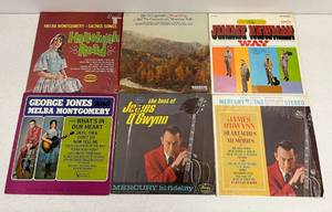 Group Of Vintage  LP Albums Including Jimmy Newman And More