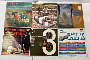 Group Of Vintage  LP Albums Including Webb Pierce And More