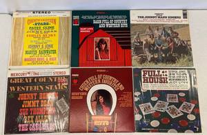 Group Of Vintage  LP Albums Including Jimmy Dean And More