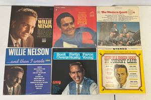 Group Of Vintage  LP Albums Including  Johnny Cash And More