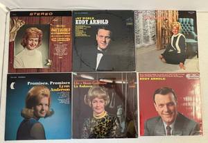 Group Of Vintage  LP Albums Including Eddy Arnold And More