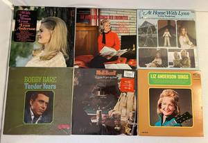 Group Of Vintage  LP Albums Including  Bobby Bare And More