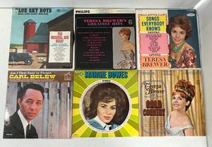 Group Of Vintage  LP Albums Including Margie Bowes And More
