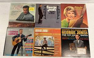 Group Of Vintage  LP Albums Including George Jones  And More