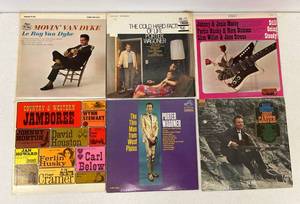 Group Of Vintage  LP Albums Including  Johnny Carver And More