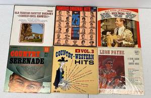 Group Of Vintage  LP Albums Including  Buck Owens And More
