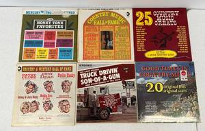 Group Of Vintage  LP Albums Including Patsy Cline And More