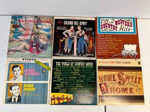 Group Of Vintage  LP Albums Including Wynn Stewart And More
