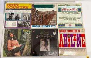 Group Of Vintage  LP Albums Including  Billy Crash Craddock And More