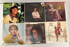 Group Of Vintage  LP Albums Including  Dickey Lee And More