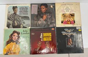 Group Of Vintage  LP Albums Including Dionne Warwick And More