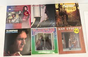 Group Of Vintage  LP Albums Including Joe Stampley And More
