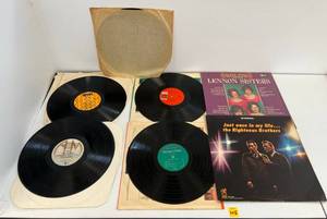 Group Of Vintage  LP Albums Including Captain And Tennille And More