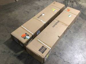 Lot of 2 Outdoor 10 ft. x 20 ft. White Instant Patio Canopy Tent with Sidewalls Customer Returns See Pictures