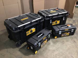Lot of Assorted Dewalt Toolboxes Customer Returns See Pictures