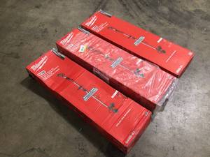 Lot of 3 Milwaukee M18 18V Lithium-Ion Brushless Cordless String Trimmer Kit with 6.0 Ah Battery and Charger Customer Returns See Pictures