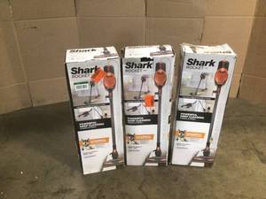 Lot of 3 Shark Rocket Corded Stick Vacuum Customer Returns See Pictures