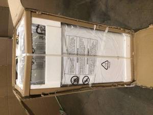 7,000 BTU 3-in-1 Portable Air Conditioner for 300 sq. ft. Small Rooms with Dehumidifier and Remote in White by GE Customer Returns See Pictures