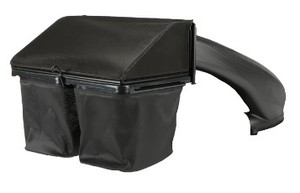 lot 321 image: Troy-Bilt 3.25-Bushel Twin Bagger for 30 Tractor 19A30014OEM - Open Box.