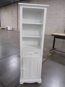 lot 323 image: Fremont 20 in. W x 14 in. D x 65 in. H Linen Cabinet in White, MD-L2121.