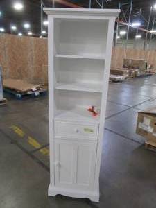 lot 324 image: Fremont 20 in. W x 14 in. D x 65 in. H Linen Cabinet in White, MD-L2121.