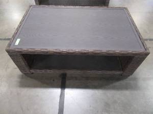 lot 327 image: Signature Design By Ashley Grasson Lane Coffee Table, P783-701 - Like New.
