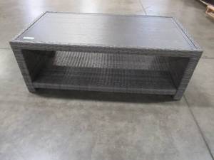 lot 328 image: Signature By Design By Ashley Salem Beach Coffee Table, P440-701 - Like New.