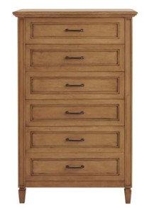 lot 353 image: Bonawick Patina 6-Drawer Chest of Drawers (50 in. H x 32 in. W x 19 in. D).
